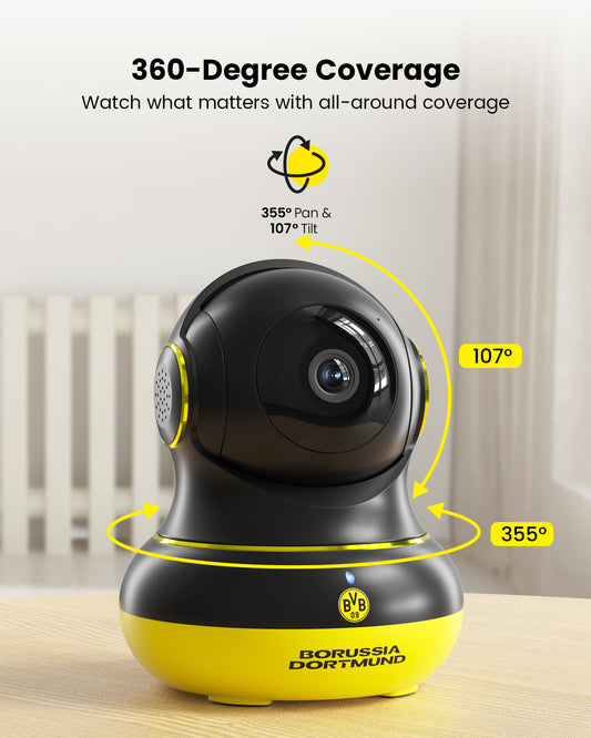 Limited Version | Borussia Dortmund P1 Pro Indoor Camera (5MP)
